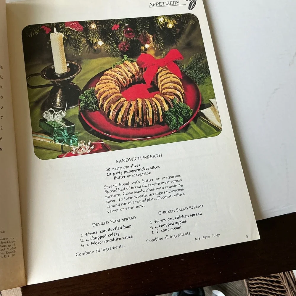 Ideals Vintage Cookbook Lot Christmas Candy Magical Endings Retro Recipes 3pc
